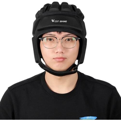 Shockproof Headgear Football Soccer Goalkeeper Rugby Helmet Headguard Velour Skating Riding Hat Head Protector Men Women Unisex