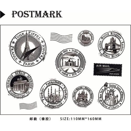 11*16CM Hot sale stamp Transparent Clear Stamps / Silicone Seals Roller Stamp for DIY scrapbooking photo album/Card Making