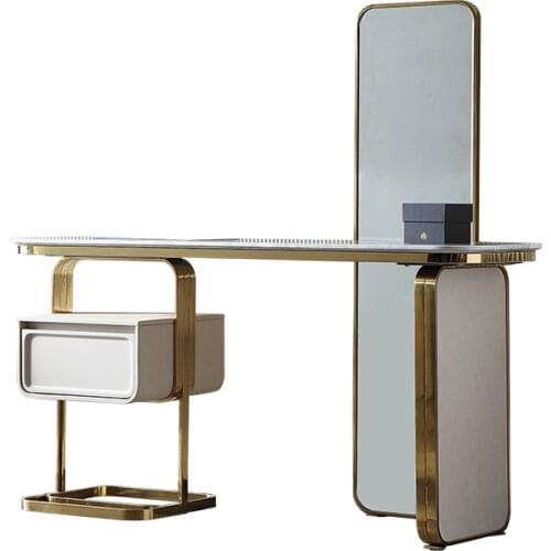 Light luxury marble dressing table bedroom modern simple dressing table designer furniture