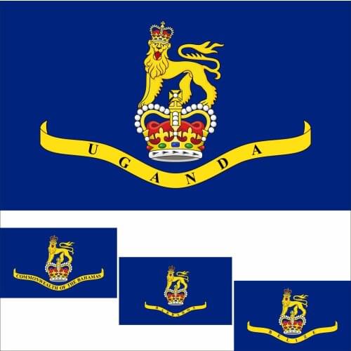 Uganda (1962-1963) Governor flag Bahamas Antigua and Barbuda Barbados Belize British governor Free Shipping