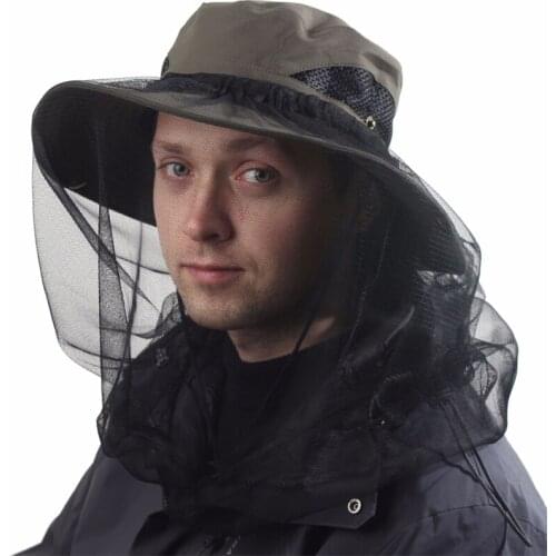 Outdoor Mesh Face Fishing Caps Suit Garden Beekeeping Hat Camouflage Nets for Mosquito Net Hat Mosquito Cap Bug Insect Protector