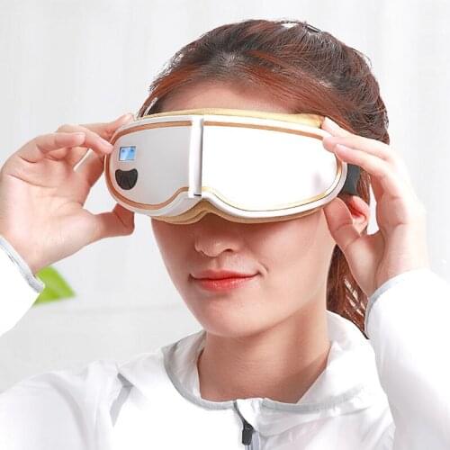 Bluetooth Smart Vibration Eye Massager Anti Wrinkle Eye Care Hot Compress Glasses Instrument Music Foldable Eye Protection