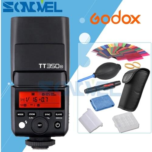 Godox TT350N 2.4G HSS 1/8000s TTL GN36 Camera Flash Speedlite for Nikon D7500 D7200 D7100 D5600 D5500 D5100 D5200 D3400 D3200 D5
