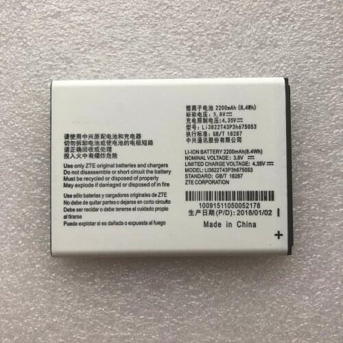 High Quality 2200mAh Li3822T43P3h675053 Battery for ZTE Blade QLux Q Lux A430 Q Lux 3g 4g Beeline Pro