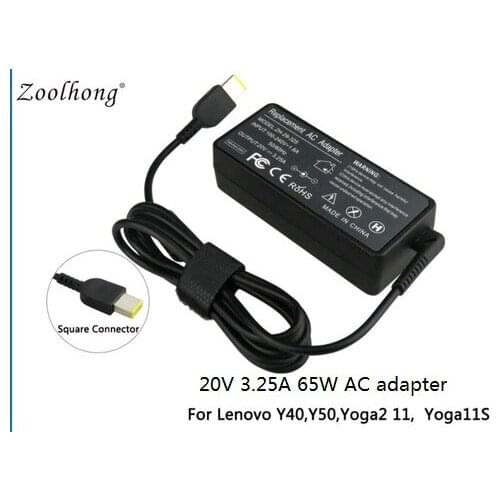 High quality 20V 3.25A 65W AC Power adapter charger for Lenovo Thinkpad X1 Carbon G400 G500 G505 G405 YOGA 13 Tablet PC