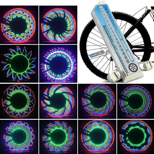 3d Bicycle Spoke Led Lights Illuminate the Streets with Fancy Bike Wheel Lights Colorful Led Colorful Bike Wheels Light