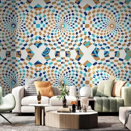 3D Geometric Abstract Bedroom Wallpaper Designs Custom Any Size Murals Home Interior Decoration Wall Coverings Papel De Parede