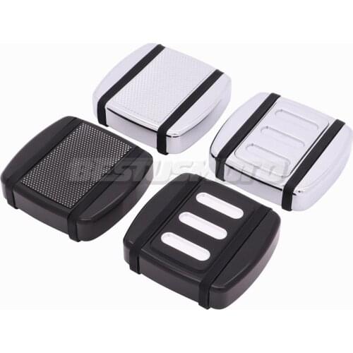 Motorcycle CNC Aluminum Brake Pedal Pad Cover Footpegs Footrests For Harley Street 500 750 XG500 XG750 FXST Softail FXD Dyna