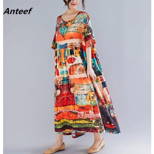Летние платья-халаты Anteef China At AliExpress