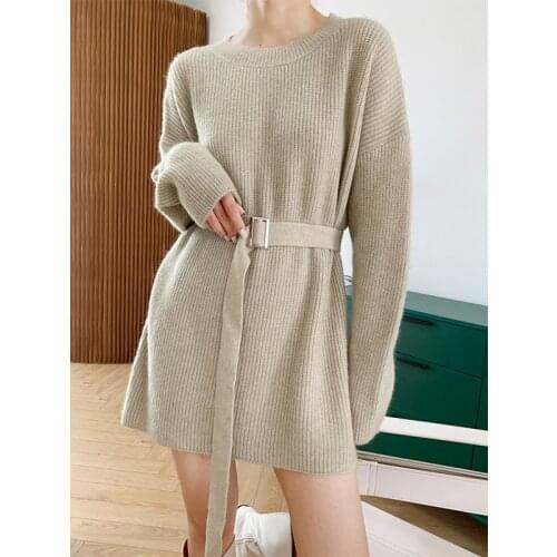 ATHVOTAR Fashionable Knitted Dresses