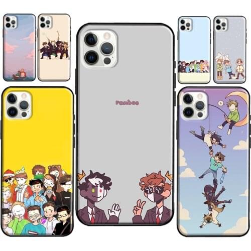 Dream Smp Team Phone Case For iPhone 12 Pro Max 12 Mini SE 2020 8 7 Plus 11 Pro Max X XS Max XR Cover