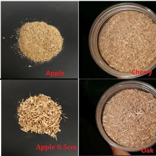 BBQ Smoker Wood Chips 450g Apple Cherry Oak Sawdust Natural Wood Chunks for Smoking Gun Cold Smoker Generator Box Accessories