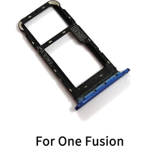 Sim Tray Holder For Motorola Moto One Fusion / One Fusion Plus SIM Card Tray Slot Holder Adapter Socket Repair Parts