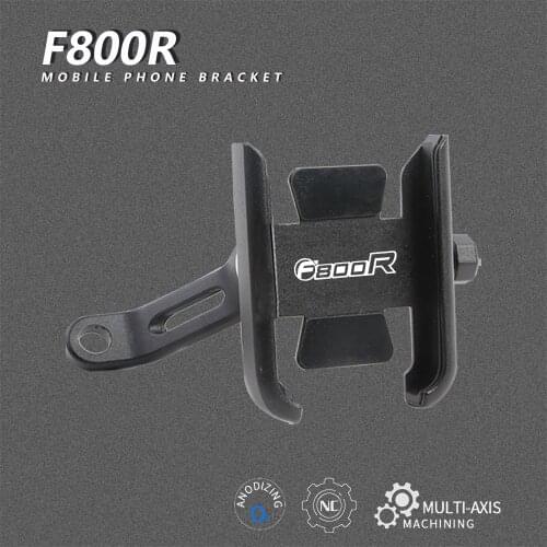F 800 R For BMW F800R 2009-2019 2018 2017 2016 Motorcycle CNC Aluminum Alloy Handle Bar Mobile Phone Bracket GPS Stand Holder