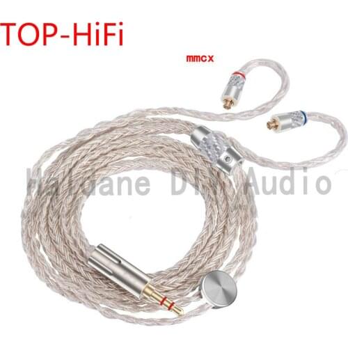 TOP-HiFi 16Cores Silver Plated Upgrade Headphone Cable MMCX/2Pin For ZSX TFZ W4r UM3x Heir 10.A IEM8.0 IEM10.0 se535 215 846