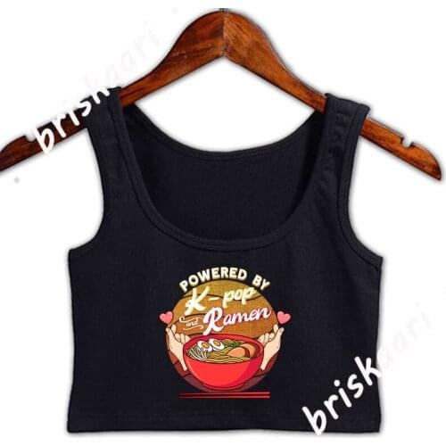 Kpop Merchandise Kpop Lover Kpop Gift Crop Top Women Designing Fit Slim Clothing Summer Style Size S-4xl Tank Top New Style Vest