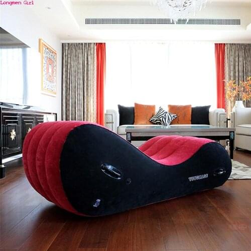 Fold Bedroom Furniture Outdoor Garden Modern Living Room Big Sofa Inflatable Large Sofa Bed With Handle For Travel Beach Beds