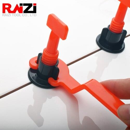 RAIZI 251Pcs Tile Spacers With Tile Leveler Spacers Wrenc For Floor Wall Tile Positioning Leveler Reusable Tile Leveling System