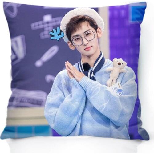 Tang Jiuzhou Pillowcase Youth with You 3 Star Photo Poster Cushion Cover Surrounding Souvenir Living Room Decor Pillow Cover