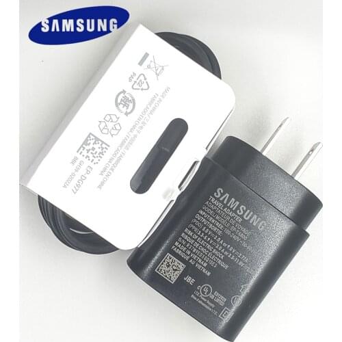 Samsung note 10 Charger 25W US Super Fast Charging power adapter for Samsung Galaxy note 10 Plus 5G A90 A80 A70 A60 S10 S9 S8