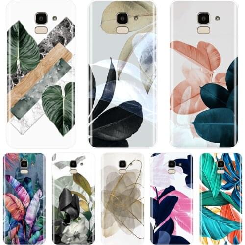 Phone Case Silicone For Samsung Galaxy J4 J6 J8 Plus 2018 J2 J5 J7 Prime Flower Back Cover For Samsung J3 J5 J7 2015 2016 2017