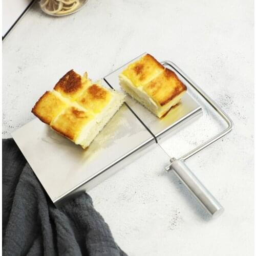 Stainless Steel Slicer Cheese Cutter Cheese Slice Butter Rind Knife Ham Slice Divider Manual Slicing And Cutting Strips