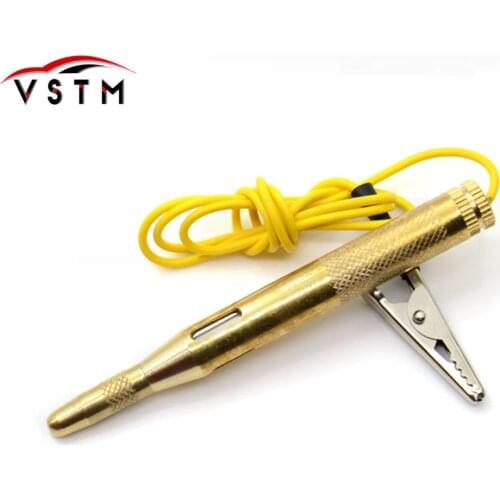 2019 New DC 6V 12V 24V Probe Light System Test Probe Lamp Auto Car Light Circuit Tester Lamp Voltage Test Pen Detector Copper