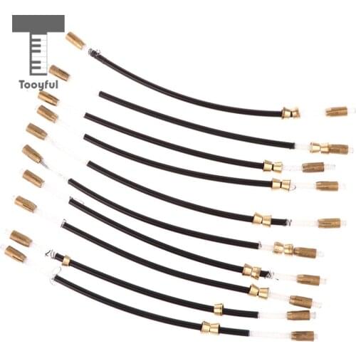 Tooyful 10 Pieces Nylon Violin Fiddle End Rope Tail Guts for 1/8 1/10 Violin DIY Accessory 10.5cm
