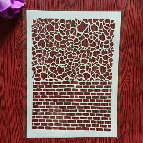 A4 29 * 21cm DIY Stencils Wall Painting Scrapbook Coloring Embossing Album Decorative Paper Card Template,fabric. wall
