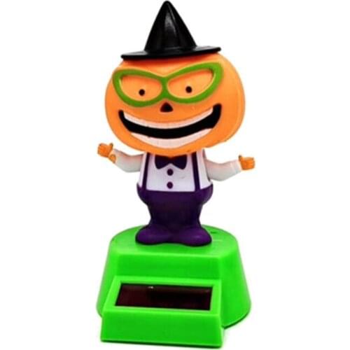 Funny Skeleton Car Dashboard Decoration Office Cab Accessories Interior Decoration Halloween Dancing Figure Toy L41A