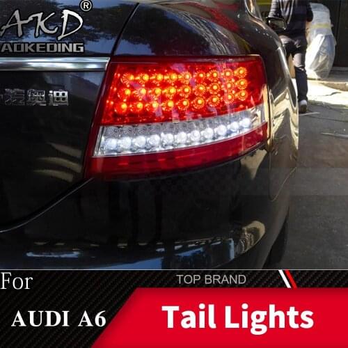Car Styling Tail Lamp for Audi A6 A6L Tail Lights 2005-2008 LED Rear Lamp DRL Dynamic Signal Brake auto Accessories