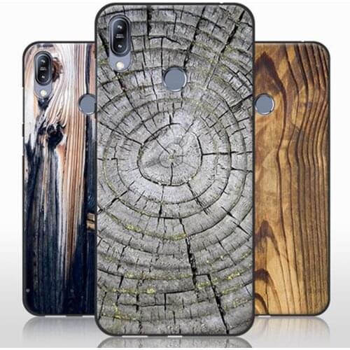 For Asus ZenFone Max M2 ZB633KL ZB632KL Case wood stone style soft phone Cases For Asus Max M2 cover Protection Shell funda