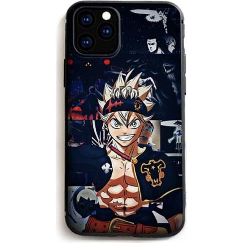 Anime Black Clover Phone Case for iPhone 11 12 Pro mini pro XS MAX 8 7 6 6S Plus X 5S SE 2020 XR phone case