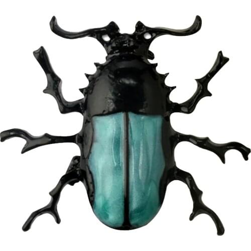 Enamel Longicorn Animal Mens Costume Breastpin Corsage Animal Lover Jewelry