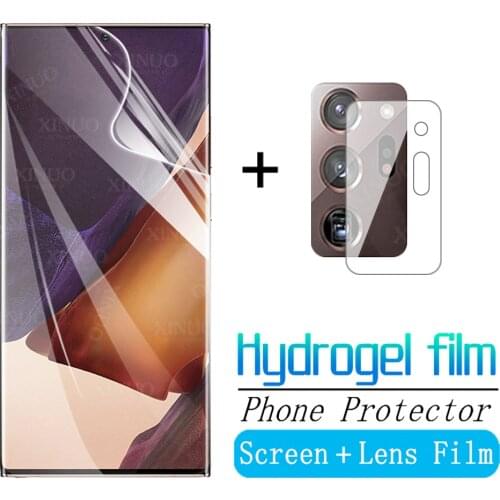 Hydrogel Film For Samsung Galaxy Note 20 Ultra Protective Film For samsung note 20ultra 8 9 10 lite 10plus Camera Lens Protector