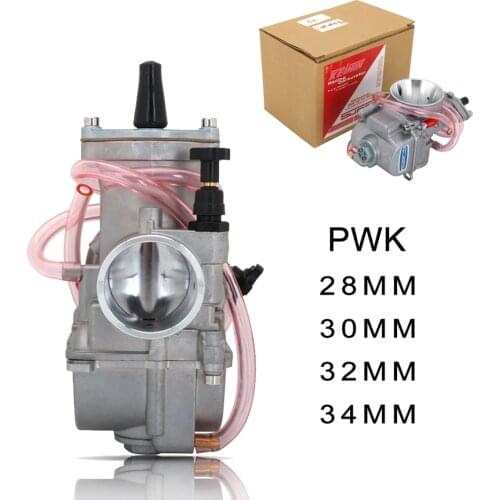 Carburetor For Keihin Mikuni PWK Carburador Carb Cable With Power Jet For KTM Yamaha 75cc-250cc Motorcycle Universal Carburettor