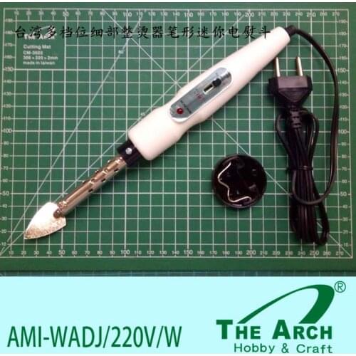 Handwork fabric patchwork baby clothes details ironing device pen shape mini multi-step adjustable electric iron