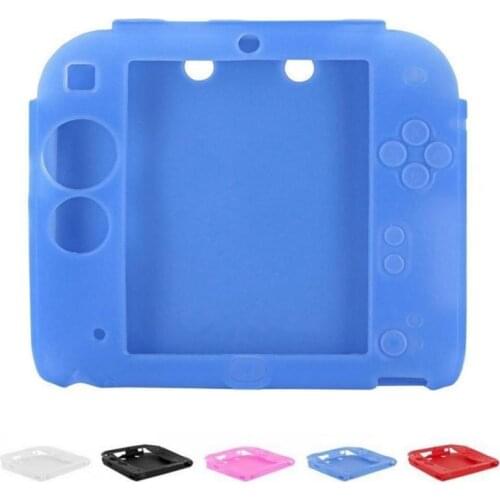 5pcs Multi-function High-quality Protective Soft Silicone Rubber Gel Skin Shell Case Cover Games & Accessories for 2DS