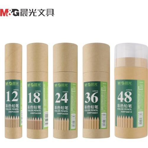 M&G Water Color Pencil Set 12/18/24/36/48 Colors Soluble Pencil For Drawing Painting Art School Supplies