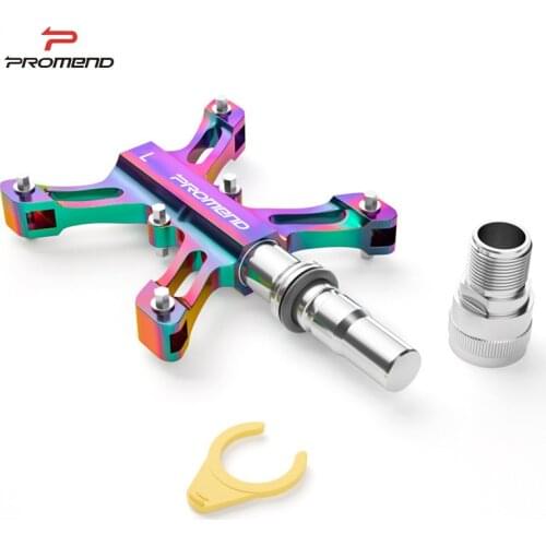 1pairBicycle pedal quick release mountain bike road bike BMX universal plating pedal for brompton bike ultralight pedal Non-slip