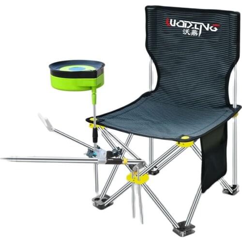 Oversized load-bearing fishing chair outdoor folding portable fishing chair fishing gear fishing supplies seat folding chair