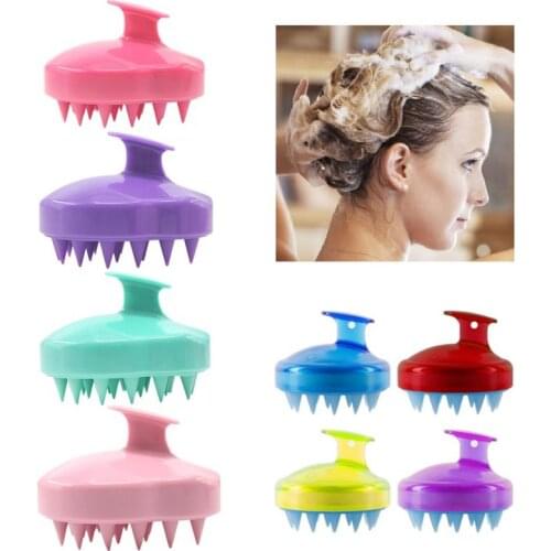 Drop Ship Silicone Airbag Hair Washing Brush Comb Spa Meridian Massage Brush Detangle Brush Shampoo Massage Shower Bath Combs