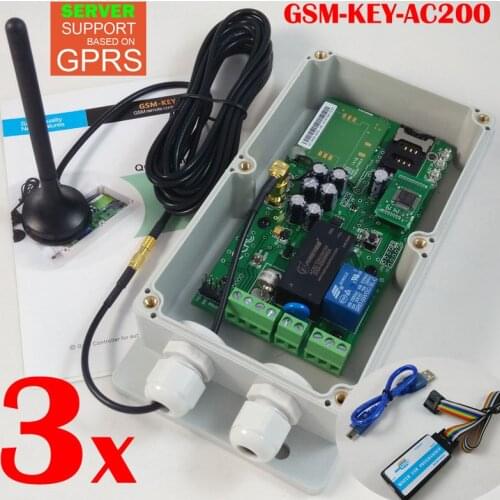 Express delivery GSM Remote control and access controller for garage door sliding gate opener