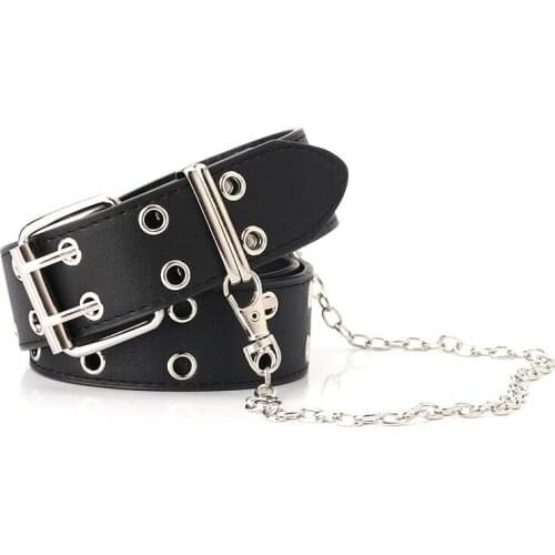 New punk style belt womens Girls fashion chain decorative Belt Ins wind belt PY04