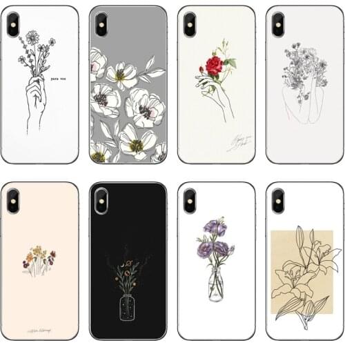 Great Aesthetic Flower art Silicone phone Case For Huawei Honor 20 10i 9X 10 Lite 8S 8C 8X 7C 7X 7A 6C Pro 6 6A 6X 5A 5C V8 V10