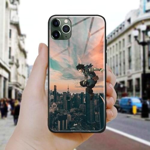 Zenitsu Kimetsu no Yaiba Real life art Silicone Glass Phone Case Cover For iPhone SE 6 6s 7 8 Plus X XR XS 11 12 Mini Pro Max