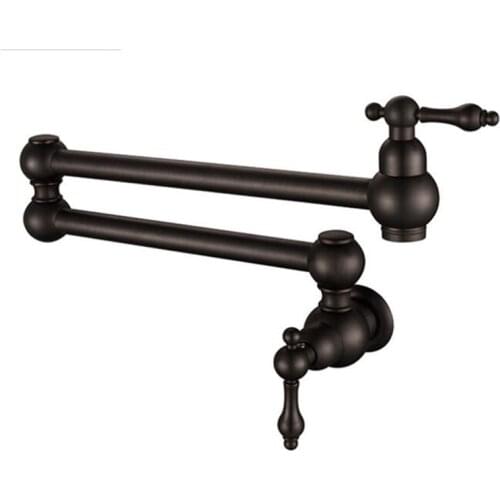 360 rotating Kitchen Faucet Tap black /brushed nickel/chrome single hand fold faucet SF978