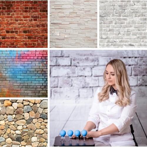 Yeele Wallpaper White ash Brick Wall Grunge Floor Photography Backdrops Personalized Photographic Backgrounds For Photo Studio