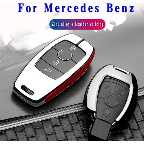 Hight quality Galvanized Alloy Car Key Cover Case For Mercedes benz A B R G Class GLK GLA E200 E200L W176 2 3 Buttons