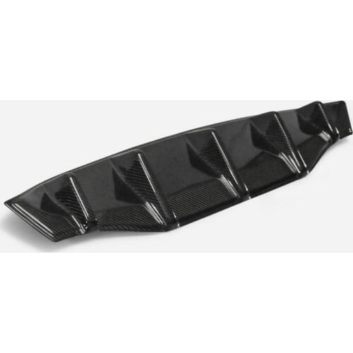 Carbon Fiber Type M Rear Diffuser Add On Glossy Fibre Under Bumper Bottom Panel Body Kit Trim For Kia Stinger Car Accessories